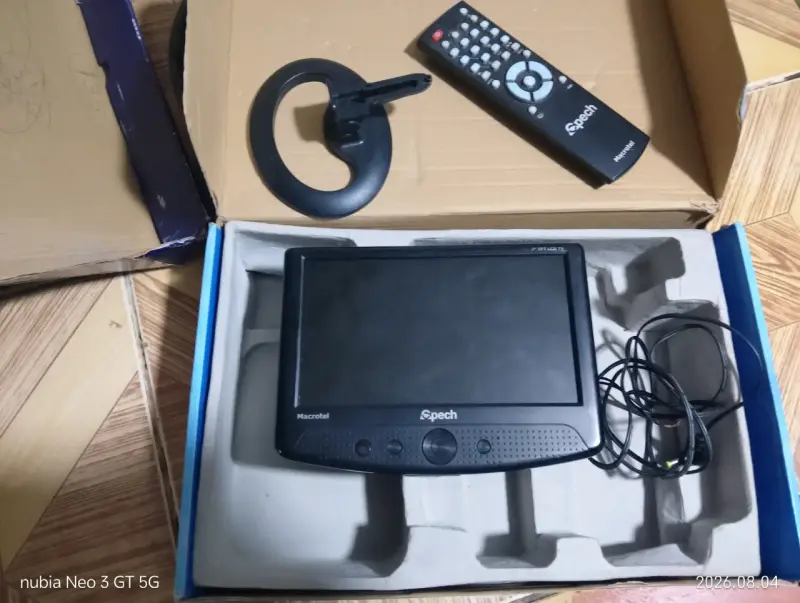 Televisor portátil Spech 7 pulgadas con control remoto - 4