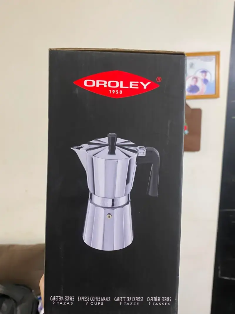 Cafetera Expres OROLEY 9 Tazas Aluminio - 2