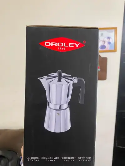 Cafetera Expres OROLEY 9 Tazas Aluminio - miniatura 2
