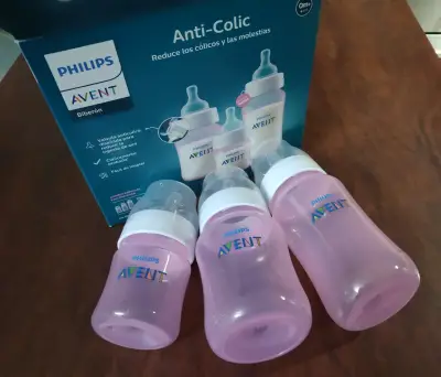 Set de Biberones Philips Avent Anti-Colic Rosa - miniatura 1