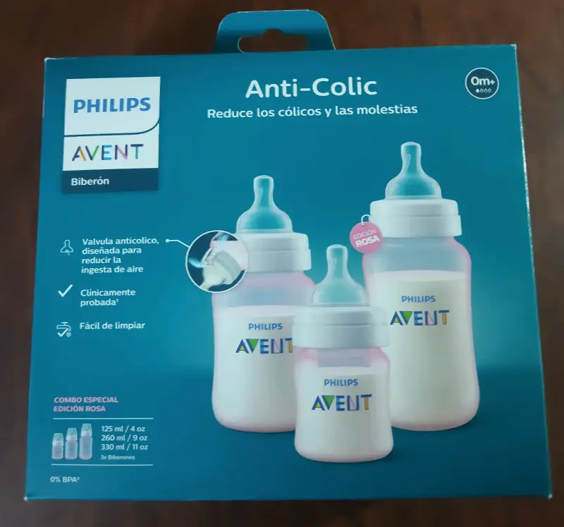 Set de Biberones Philips Avent Anti-Colic Rosa - 2