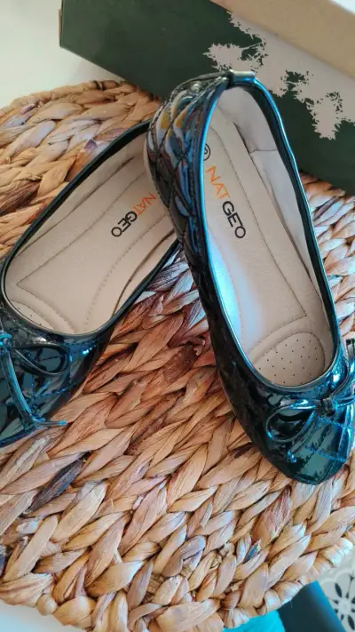 Zapatos de charol negro para niña Nat Geo - miniatura 2