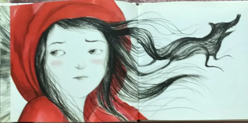 Libro ilustrado Caperucita Roja de Adolfo Serra - 4