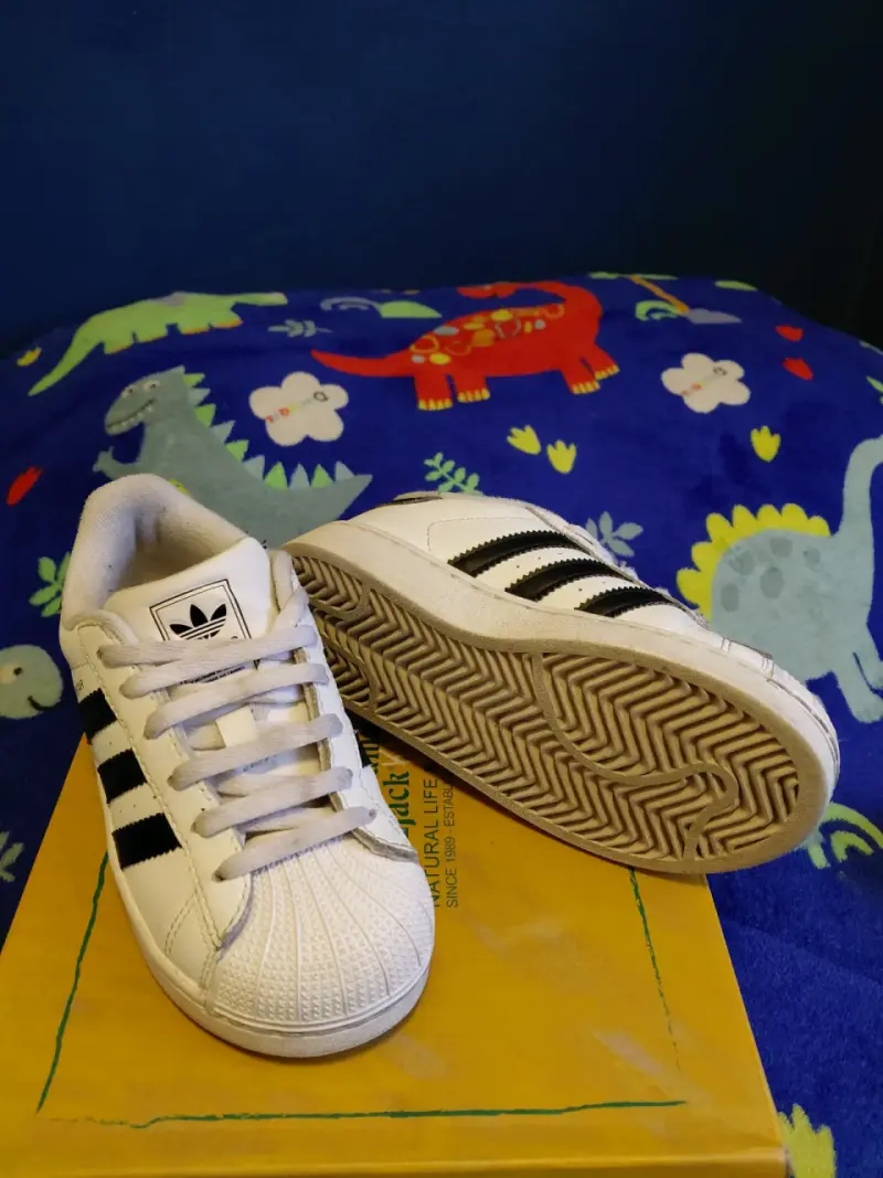 Zapatillas deportivas blancas para niños Adidas - 1