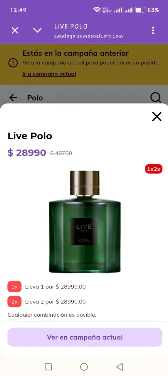 Perfume Live Polo LeBel 100ml
