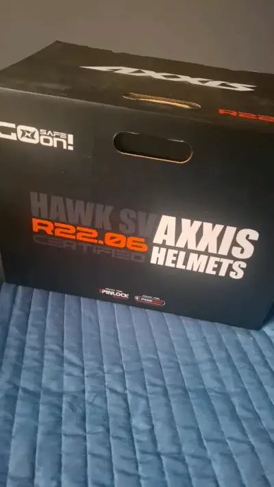 Casco de moto Axxis Hawk SV R22.06 negro xxl - miniatura 1
