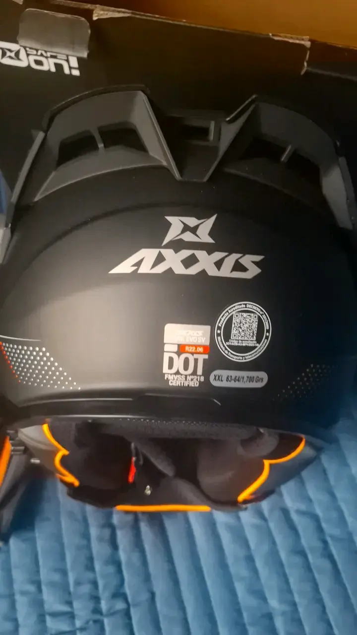 Casco de moto Axxis Hawk SV R22.06 negro xxl - 5