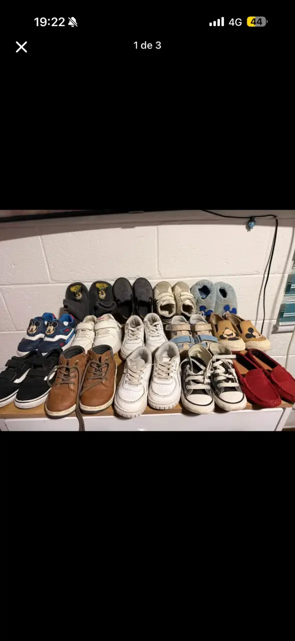 zapatos infantiles variados en buen estado - 2
