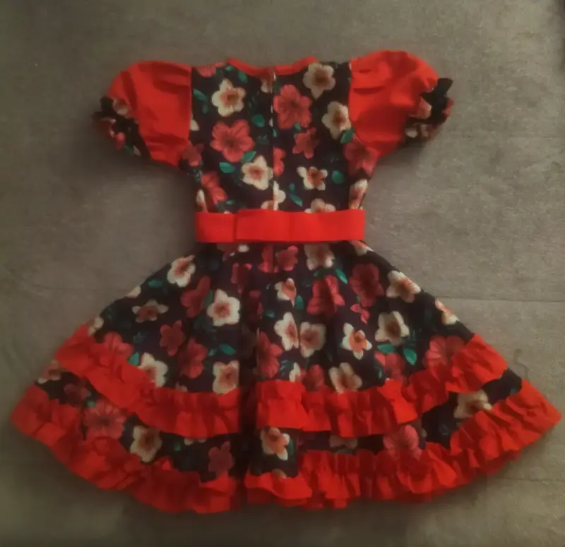 Traje de huasa para niña talla 3-4 - 3