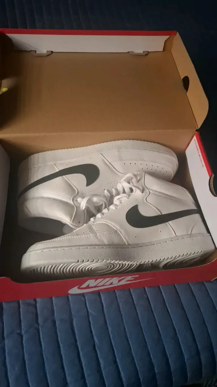 Zapatillas Nike Court Vision Mid Blancas - 3