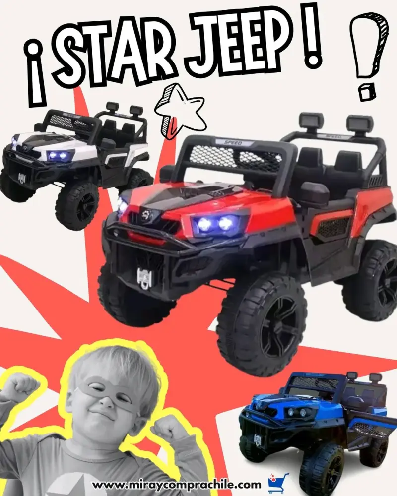 Auto  eléctrico para niños Power Jeep 2026 - 2