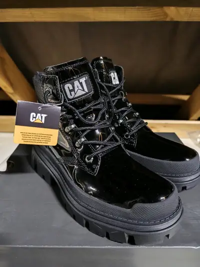 Botines negros CAT mujer - miniatura 1