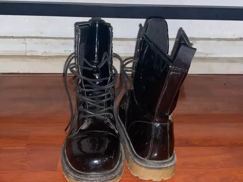Botas negras de charol Wild Diva Lounge - 3
