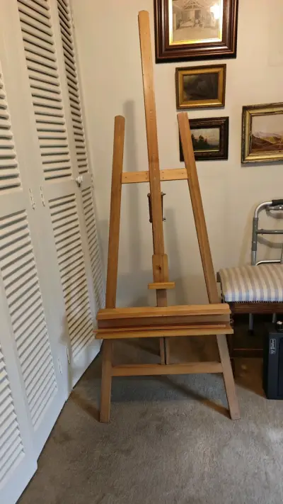 Caballete de Madera para Pintura Artística - miniatura 1