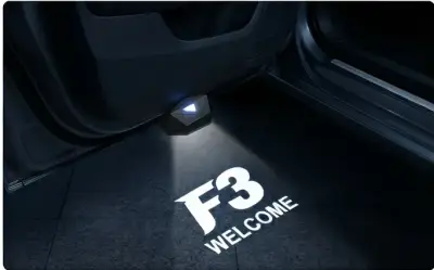 Luz de bienvenida para auto F3 recargable - miniatura 2