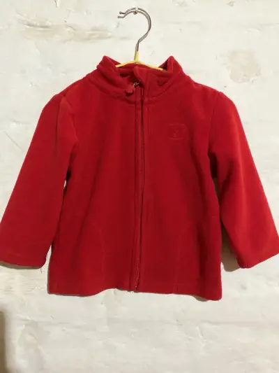 polar rojo para bebé 12M - miniatura 1