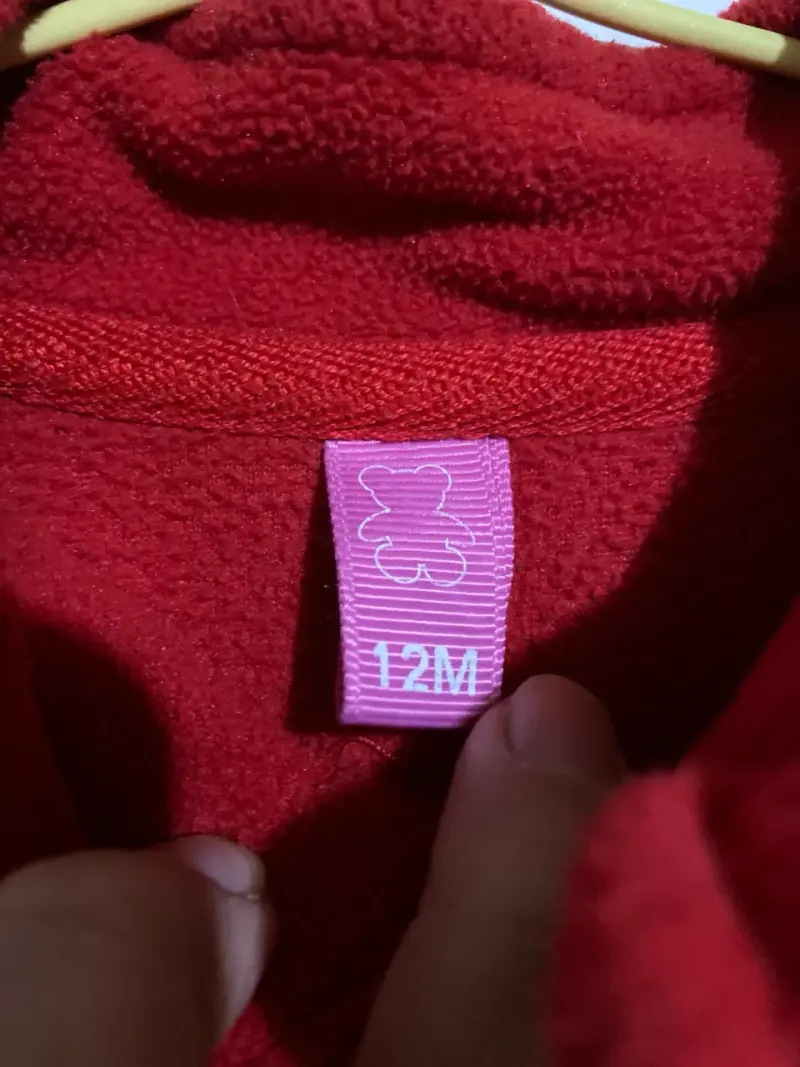 polar rojo para bebé 12M - 2