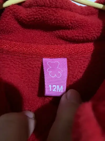polar rojo para bebé 12M - miniatura 2