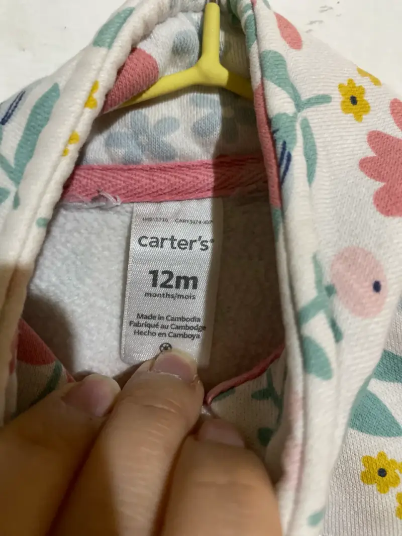 Chaleco  floral para bebé 12 meses - 2