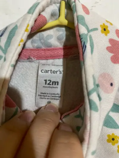Chaleco  floral para bebé 12 meses - miniatura 2