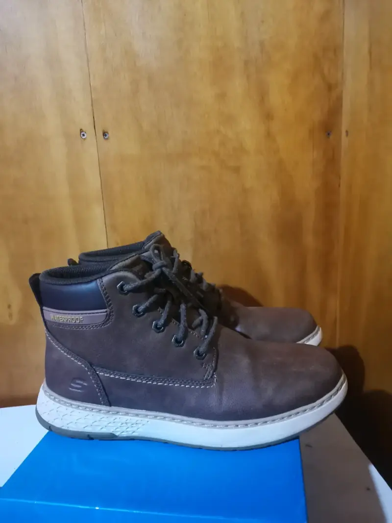 Botines de cuero para hombre Skechers (Waterproof) - 2