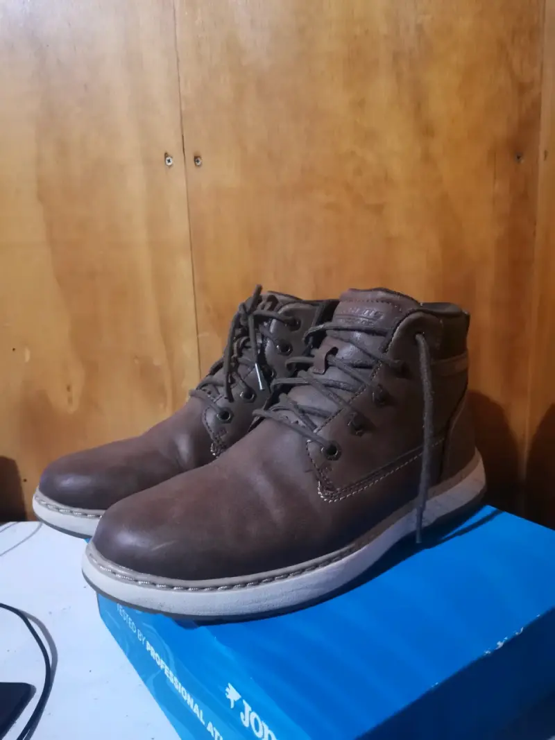 Botines de cuero para hombre Skechers (Waterproof) - 3