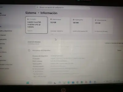 Laptop HP Intel Core i5 12GB RAM 233GB SSD - miniatura 2