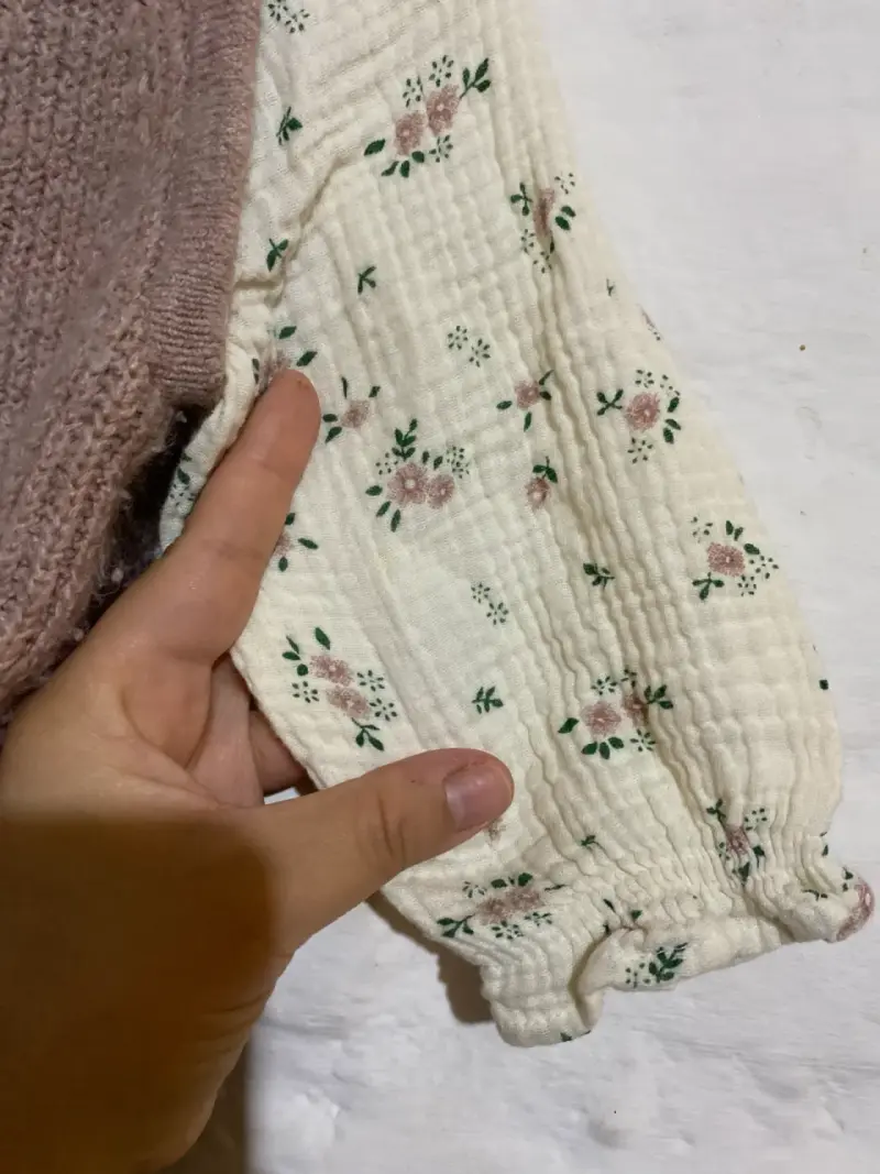 Chaleco tejido rosa para niña 24 meses - 3