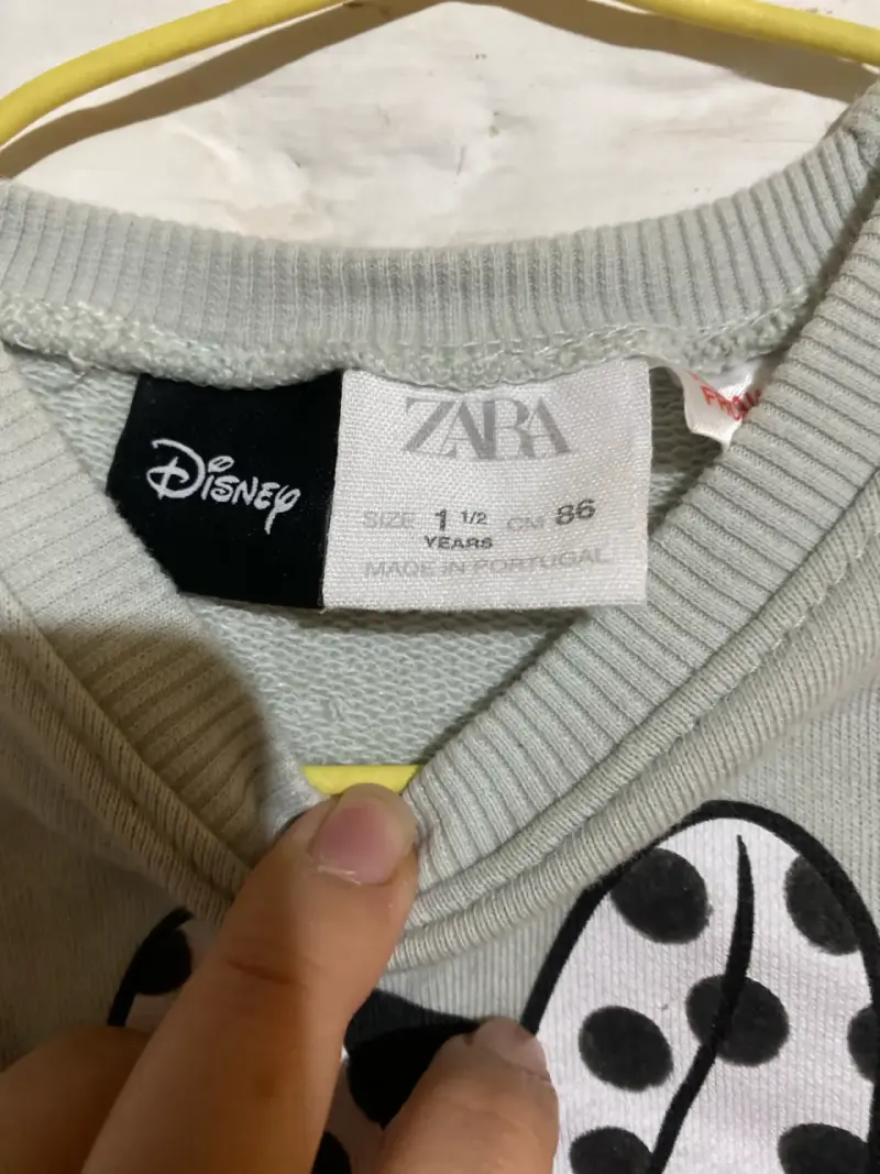 Polerón infantil Minnie Mouse Zara gris - 2