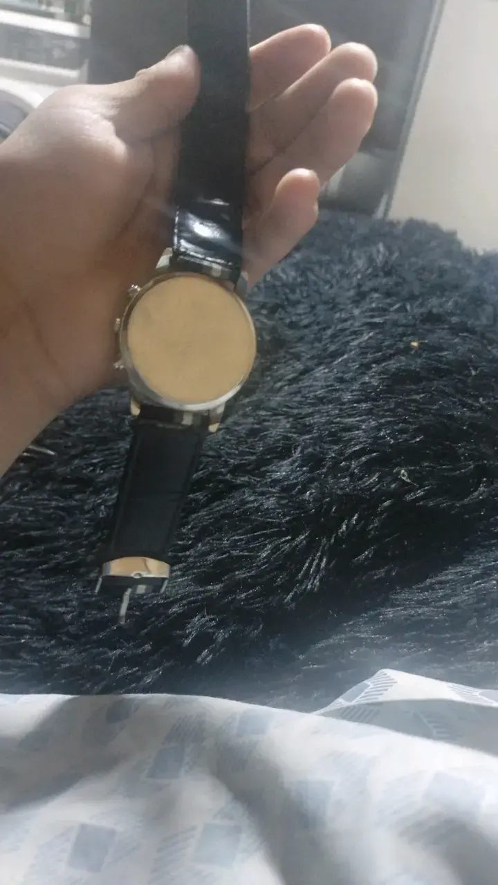 Reloj de pulsera con correa de tela a rayas - 2