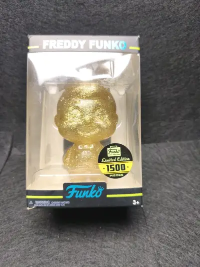 Figura Funko Pop Freddy Funko Dorado Edición Limitada - miniatura 1