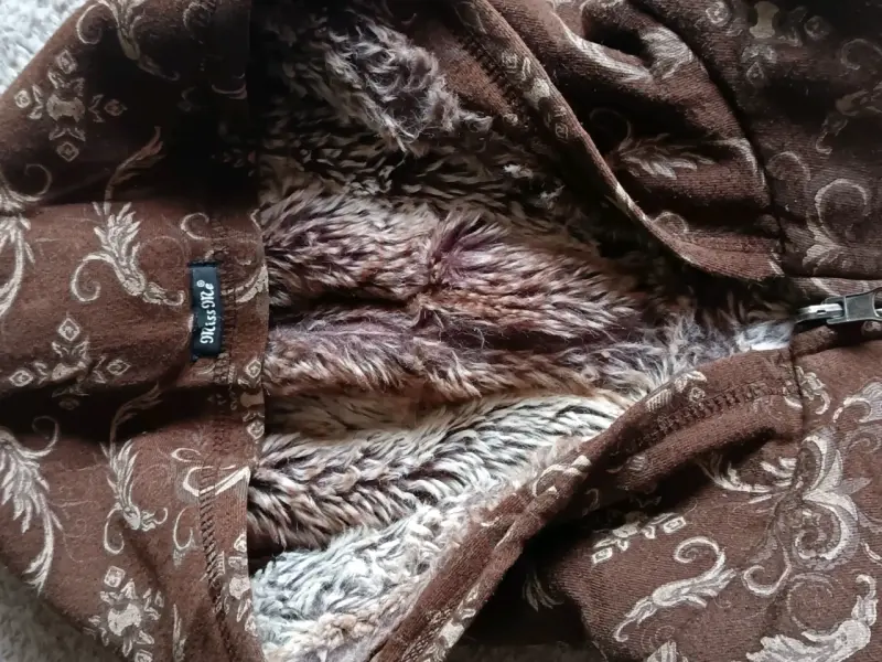 Zip up miss me con fur interno - 3