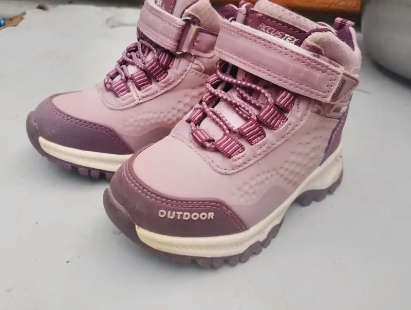 Botas de montaña para niños Ficcustex rosas - 1