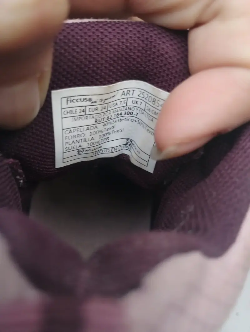Botas de montaña para niños Ficcustex rosas - 2