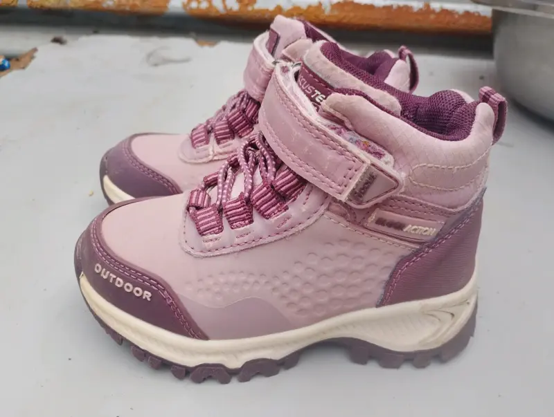 Botas de montaña para niños Ficcustex rosas - 3