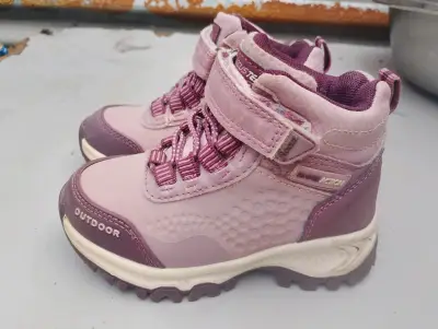 Botas de montaña para niños Ficcustex rosas - miniatura 3