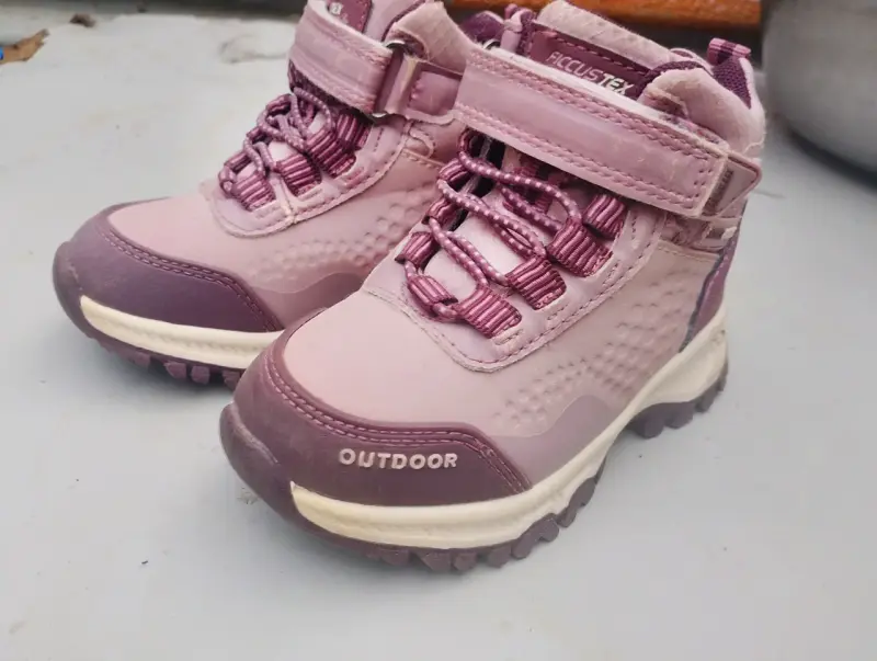 Botas de montaña para niños Ficcustex rosas - 5