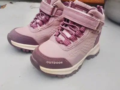 Botas de montaña para niños Ficcustex rosas - miniatura 5