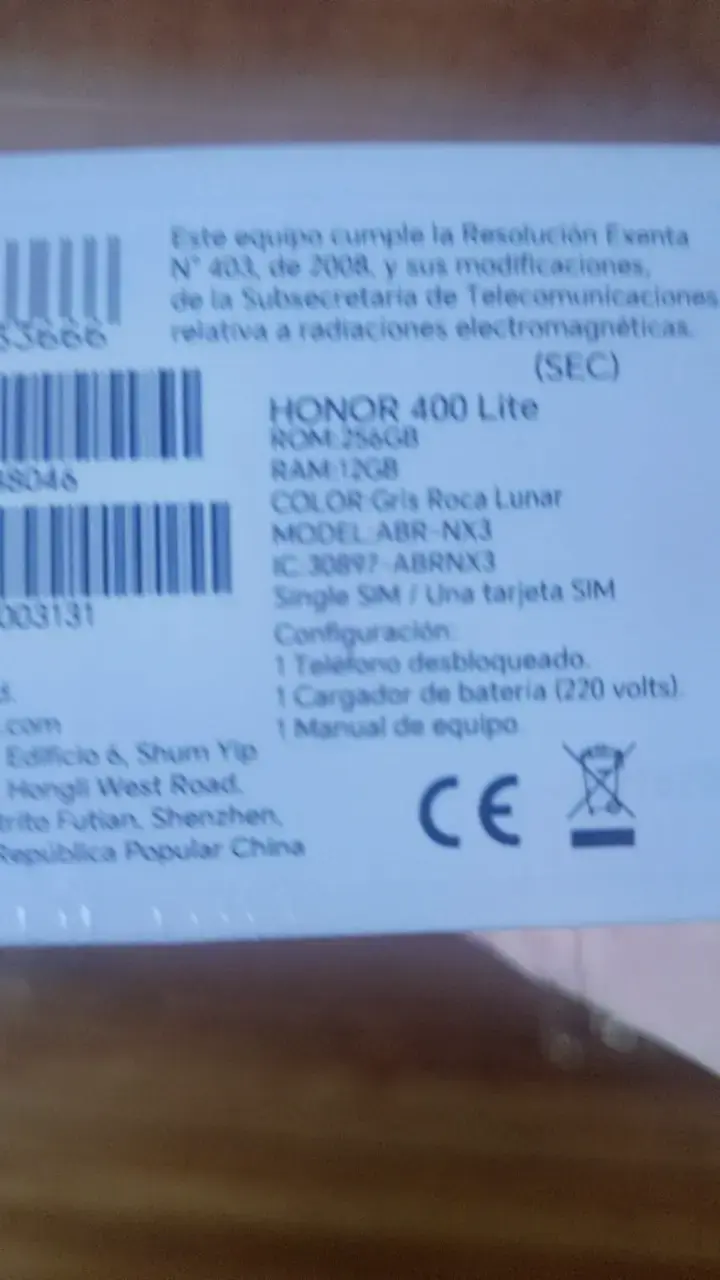 Smartphone Honor 400 Lite 5G 256GB - 2