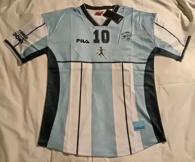 Camiseta Homenaje Diego Maradona Fila Celeste - miniatura 1
