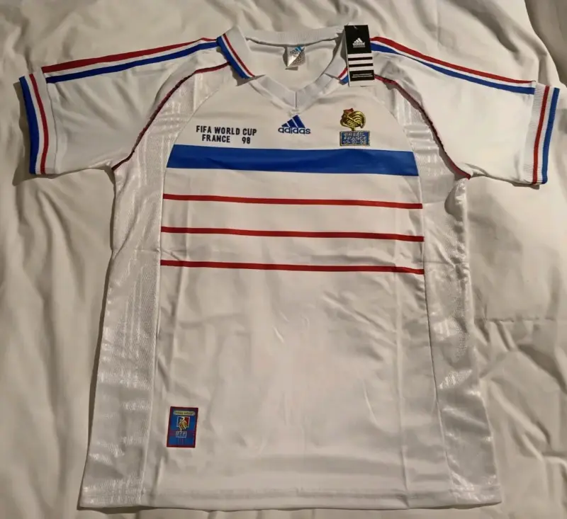 Camiseta Adidas Francia Mundial 98 Retro - 1