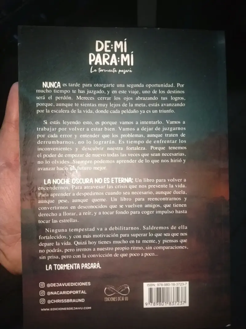 Libro 'De: Mi Para: Mi' de Nacarid Portal - 2