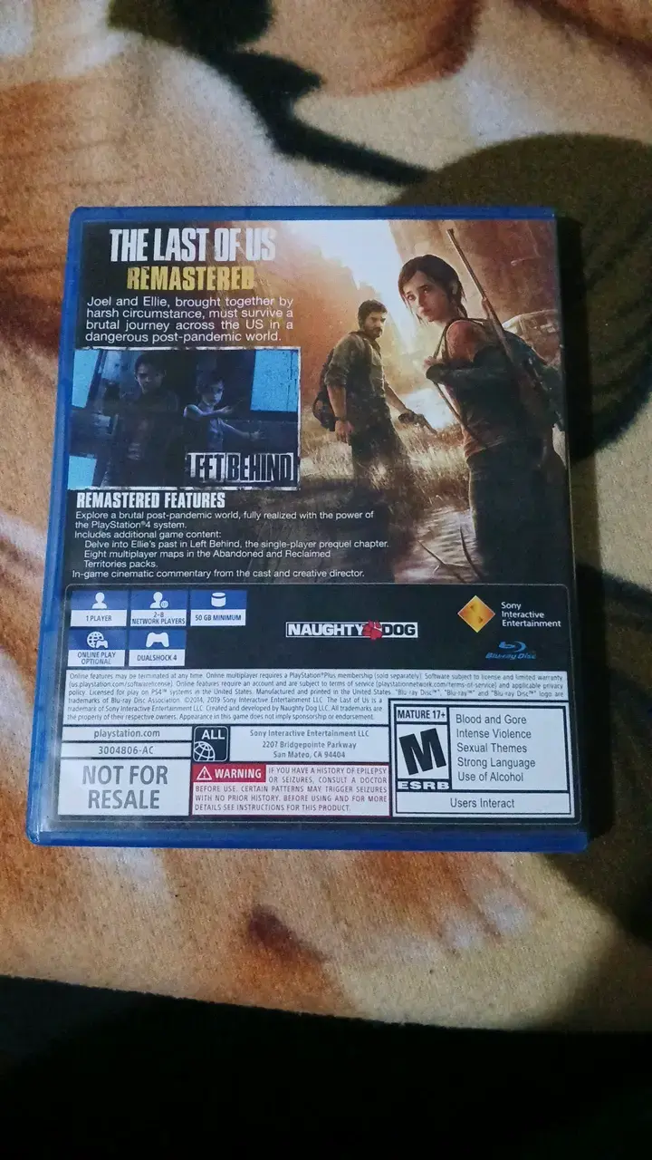 The Last of Us Remastered para PS4 - 2