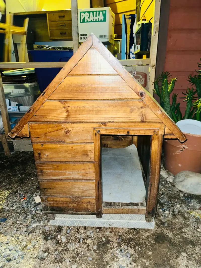 Casita de madera para perro tamaño mediano - 2