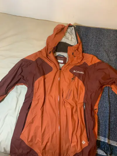 Chaqueta impermeable Columbia Omni-Tech naranja - miniatura 1