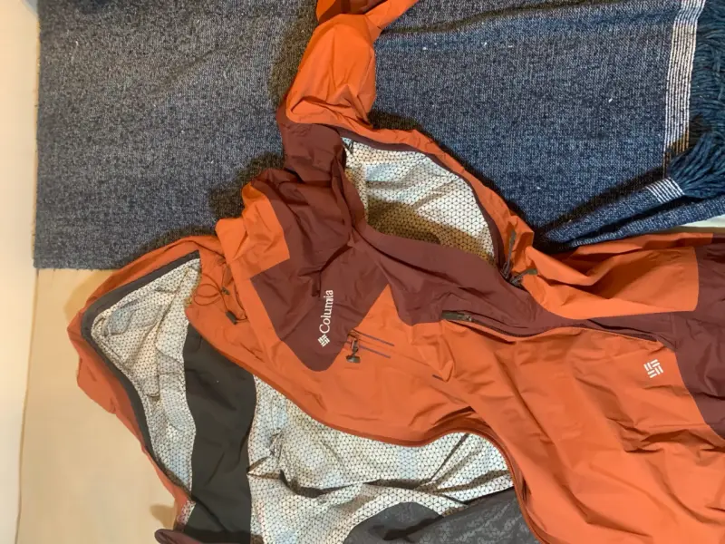Chaqueta impermeable Columbia Omni-Tech naranja - 4