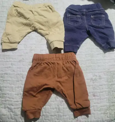 Set de pantalones para bebé - RN - miniatura 2