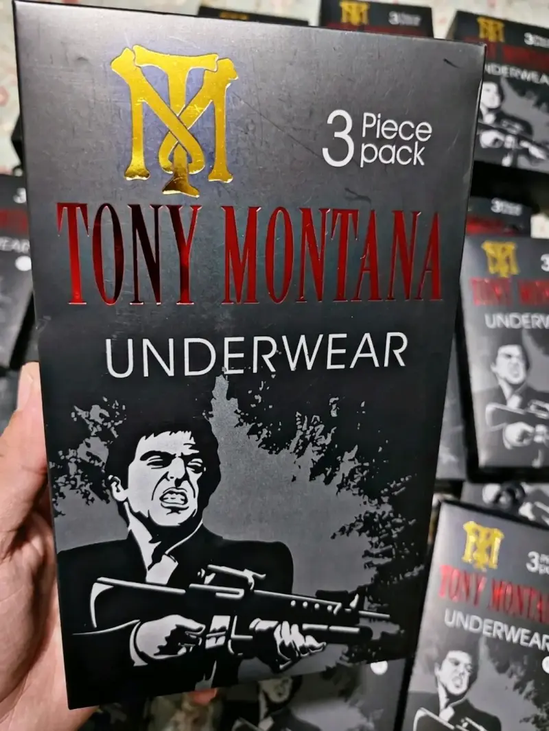 Pack de 3 bóxers Tony Montana antibacterial - 1