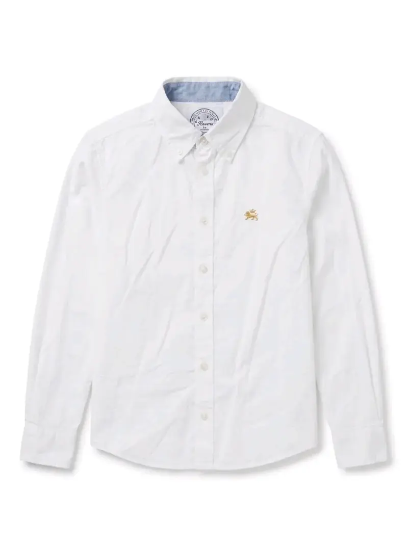 Camisa Blanca de Algodón para Niño