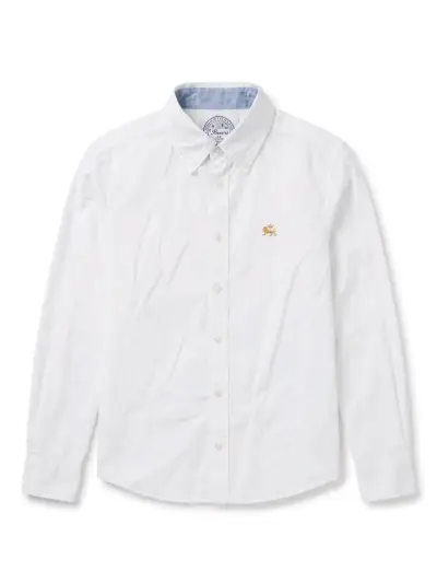 Camisa Blanca de Algodón para Niño - miniatura 1